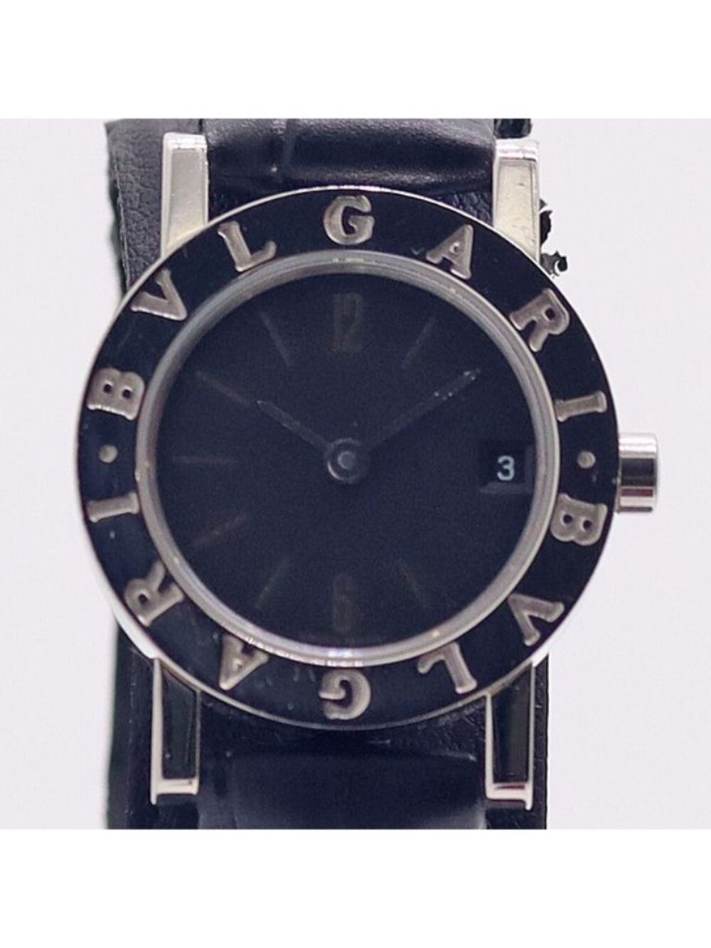 Bvlgari Date Black Dial Watch